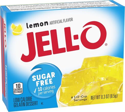 Jell-O Lemon Sugar-Free Gelatin Mix (0.3 oz Boxes, Pack of 24) in Saudi Arabia