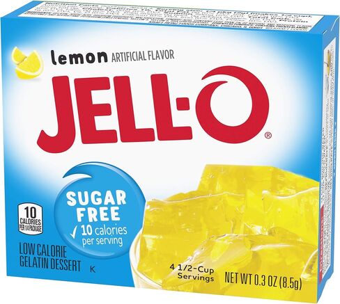 Jell-O Lemon Sugar-Free Gelatin Mix (0.3 oz Boxes, Pack of 24) in Saudi Arabia