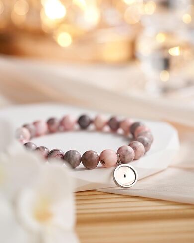 KOXMOON Sympathy Gifts for Loss of Loved One, Miscarriage Gifts for Mothers, Forget Me Not Baby Loss Memorial Bracelet Grief Bereavement Sympathy Memorial Gifts for Loss of Mother Mom Father Dad in Kuwait