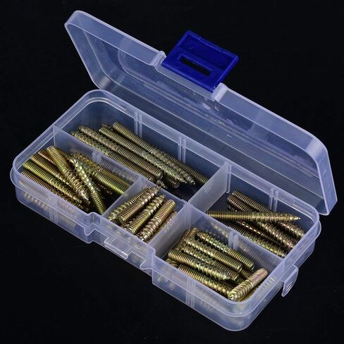 Double Ended Screw, Dowel Screw, Hanger Bolt, M5 Double Ended Screw Hanger Bolt Furniture for Woodworking in Kuwait