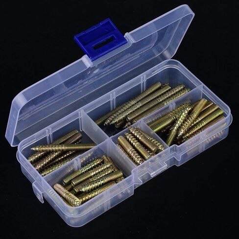 Double Ended Screw, Dowel Screw, Hanger Bolt, M5 Double Ended Screw Hanger Bolt Furniture for Woodworking in Kuwait