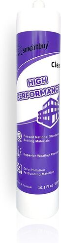 Smartbuy مانع التسرب السيليكوني الشفاف بنسبة 100% عالي الأداء ولاصق للمعادن والزجاج، خرطوشة مانعة للتسرب مقاومة للماء عديمة الرائحة سعة 10.1 أونصة in Kuwait