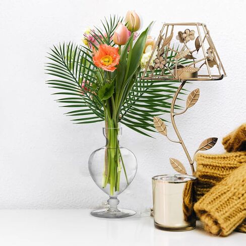 12 قطعة من أوراق النخيل الاصطناعية من Gloreyan، سعف النخيل الصناعية بأحجام متنوعة لمحاكاة النباتات الاستوائية وأوراق السفاري مع سيقان لحفلات هاواي لواو وحفلات الزفاف وأعياد الميلاد in Kuwait