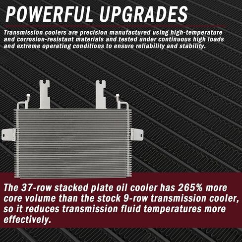 Transmission Oil Cooler Fit for 1999-2003 Ford F250, F350, Excursion, Econoline E-Series 7.3L Powerstroke in Kuwait