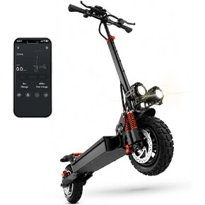 X1 Off Road Electric Scooter for Adults, Foldable E Scooter,1000W Powerful Motor, 48V 15.6AH, 28 MPH Top Speed, 31 Miles Range,11" All Terrain Tire,Dual Shock Absorber,UL 2272 Certified in Kuwait
