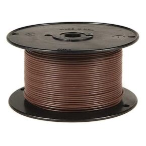 سلك أساسي، 14 AWG، 1 كوند، 500 قدم، بني in Kuwait