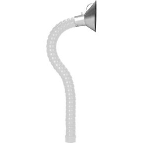 Industrial Smoke Extract Duct, Flexible Fume Extractor Hose Aulated with Hood for Welding, 360° Adjustable Arm for Shop Air Dust Removing System(Gray,Id 100mm(3.9in)-L2m) in Kuwait