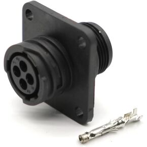 206429-1 Microcontrollers Thermostats Mechanical Circular Power Connector 4 Pin Wire Connectors (206430-1) in Kuwait