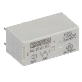 2961192، مرحلات الطاقة، المكونات الإضافية المصغرة، DPDT، 24 VDC، 8A/250 VAC، سلسلة PLC Slimline in Kuwait