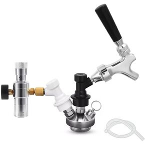Beer Tap Dispenser, Mini Keg Growler Spear With Ball Lock Disconnect & Carbonate Mini Co2 Charger Kit in Saudi Arabia