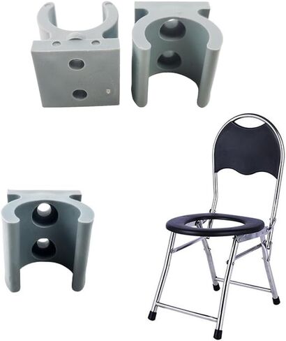 10 Pack Toilet Seat Riser Cushion Mount Clamp Replacement Raised Toilet Seat Pad Bracket Clips for Adjustable Raised Toilet Seat with Handles Padded Seat Senior Elderly Elevated Toilet Seats in Kuwait