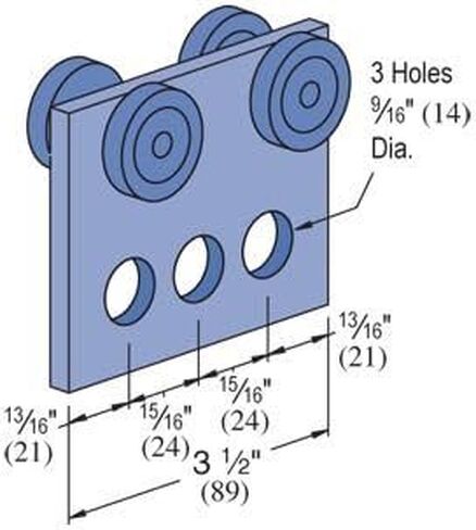 UNISTRUT مجموعة عربة ذات 4 عجلات أصلية P2950-EG للاستخدام مع P1000، P1001، P5000، P5001، P5500، P5501 وجميع قنوات تبختر 1-5/8 بوصة أو أطول in Kuwait