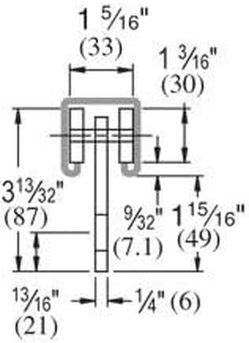 UNISTRUT مجموعة عربة ذات 4 عجلات أصلية P2950-EG للاستخدام مع P1000، P1001، P5000، P5001، P5500، P5501 وجميع قنوات تبختر 1-5/8 بوصة أو أطول in Kuwait
