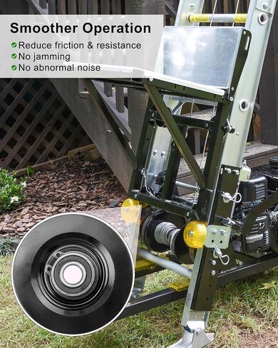 90040 Carriage Wheel Kit Compatible with Tranzsporter TP250 TP400 Ladder Hoist, Roofing Ladder Hoist Part for Roofing Shingle Material in Kuwait