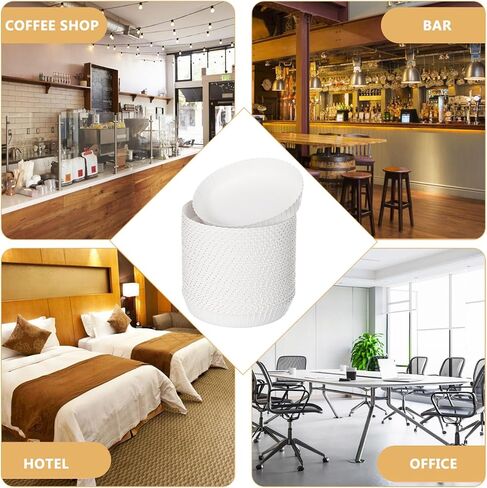 DOITOOL Disposable Cup Lids 100Pcs Paper Covers for Hot and Cold Drinks Eco-Friendly Drink Covers for Hotel Bar Restaurant Cafe Ktv Wedding Party Supplies 3.1 Inch Diameter in Kuwait