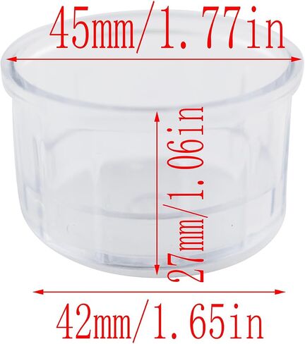 LQ Industrial 6PCS Plastic Shaker Cup Lids 42x45x27mm Cocktail Shaker Caps Food Service Equipment Supplies Suitable for Juice Containers in Kuwait