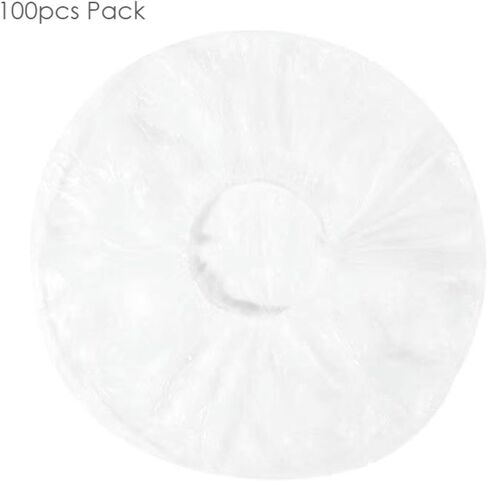 100pcs Disposable Elastic Food Covers, Plastic Seal Bowl Covers, Adjustable, Universal Food Storage, Kitchen Supplies for Fresh Leftovers in Kuwait