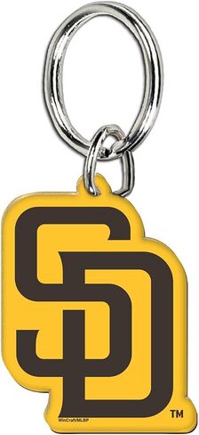 WinCraft MLB 18914010 San Diego Padres Premium Acrylic Key Ring in Kuwait
