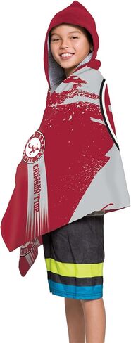منشفة من الألياف الدقيقة بغطاء للرأس من Northwest Alabama Crimson Tide NCAA Cross Out للشباب مقاس 22 × 51 بوصة in Kuwait