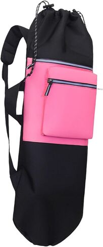 predolo Skateboard Backpack Longboard Carry Case Travel Bag Organizer Handbag Drawstring Closure Waterproof Oxford Cloth suitable for travel outdoor in Kuwait