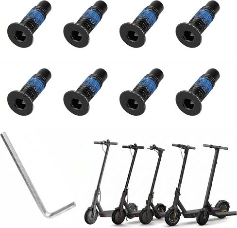 Scooter Forehead Screws 8 PCS Compatible with Xiaomi M365/1S/Pro/Mi3 & Ninebot Max G30/ES/F Series Electric Scooter in Kuwait