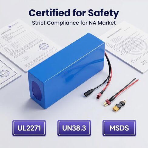 48V/36V Ebike Battery 10AH15AH 20AH 30AH Electric Battery Lithium with BMS, Compatible with E-Bikes, Scooters, ATVs, Motorcycles and More, for 100-1000W Motor (48V 10AH(250W-1000W)) in Kuwait