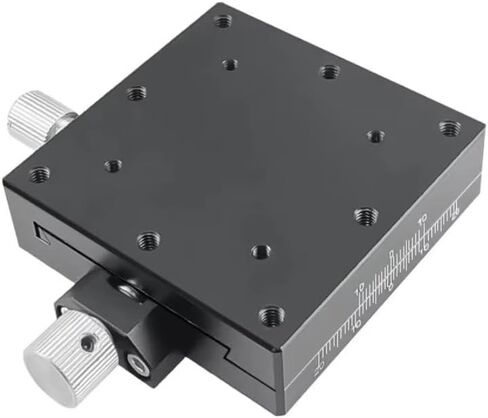 iDili LWFX60-L XY محور المرحلة الخطية اليدوية - محرك برغي الرصاص الدقيق، طاولة منزلقة متوافقة 60 × 60 مم، سفر ± 9 مم in Kuwait