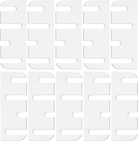 9 PCS 4 Inch Door Hinge Shims, Plastic Hinge Shims for Door Alignment, Reusable Doors Hinges Adjustment Tool for Sagging Doors, No Removal Needed Repair Kit in Kuwait