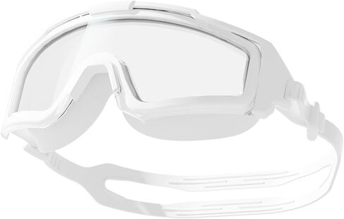 Leak-Proof Anti-Fog Swim Goggles for Adults, Wide View Water Goggles for Men & Women, Cute Pool Goggles for Indoor/Outdoor Swimming in Kuwait