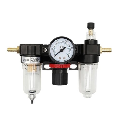 AC2000-02 1/4 بوصة منظم الضغط قياس ضاغط الهواء تصفية النفط الرطوبة فاصل 1 قطعة (BT 12 مللي متر المناسب) in Kuwait