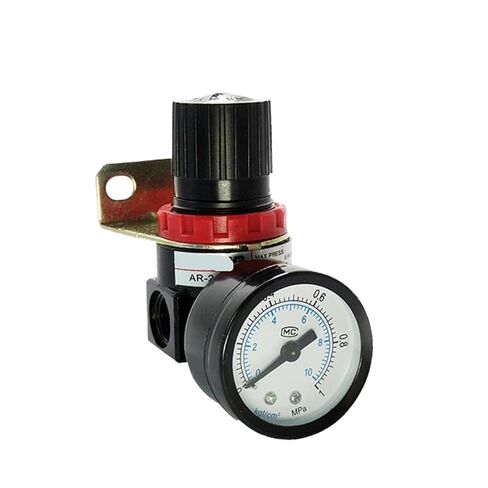 AR2000 G1/4 بوصة صمام منظم تخفيف الضغط لضاغط التحكم في الهواء 1 قطعة (AR2000 وPC4-02) in Kuwait