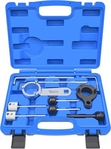 Camshaft Timing Belt Tool Kit, Compatible with VW Audi Tiguan SEAT Skoda 1.6 2.0 TDI Diesel Engine, Replace T10264 T10265 T10060A 3359 T10051 T10490, with Carrying Case & Gloves in Saudi Arabia