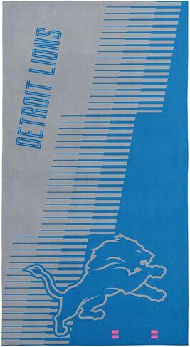 Northwest Detroit Lions NFL Progression Jacquard Beach Towel 36 x 72 Inches in Kuwait