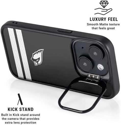 حافظة هاتف Skinit Kickstand متوافقة مع iPhone 13 - تصميم Shutout مرخص رسميًا من NFL Arizona Cardinals in Kuwait