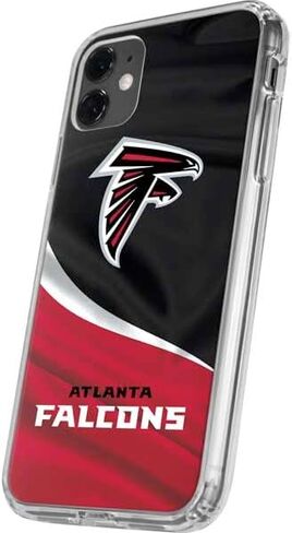 حافظة هاتف Skinit الشفافة متوافقة مع iPhone 11 - تصميم NFL Atlanta Falcons مرخص رسميًا in Kuwait