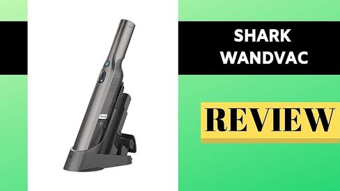 مكنسة Shark WV201 WANDVAC المحمولة خفيفة الوزن بوزن 1.4 رطل مع شفط قوي، قاعدة شحن، كوب غبار فارغ وقابل للفصل بلمسة واحدة (WV201BLK أسود) (متجدد) in Kuwait