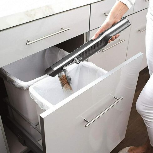 مكنسة Shark WV201 WANDVAC المحمولة خفيفة الوزن بوزن 1.4 رطل مع شفط قوي، قاعدة شحن، كوب غبار فارغ وقابل للفصل بلمسة واحدة (WV201BLK أسود) (متجدد) in Kuwait