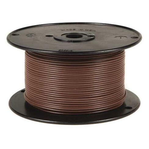 Primary Wire,14 AWG,1 Cond,500 ft,Brown in Kuwait