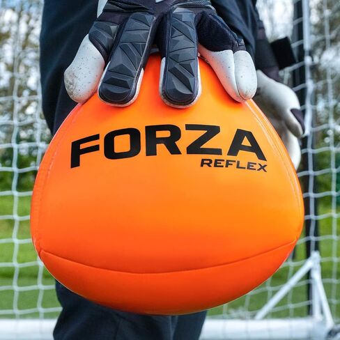 كرة القدم FORZA GK Reflex - كرة تدريب لحارس المرمى مقاس 5 لتحسين وقت رد الفعل وخفة الحركة والتنسيق بين اليد والعين | متوفرة بشكل فردي أو في عبوات مكونة من 3 و12 قطعة in Kuwait
