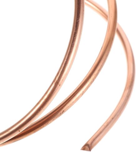 Zerodeko Copper Tube 5mm Od X 4mm Id Seamless Pure Copper Coil 1m for Refrigeration Ac System Hvac DIY Projects in Kuwait