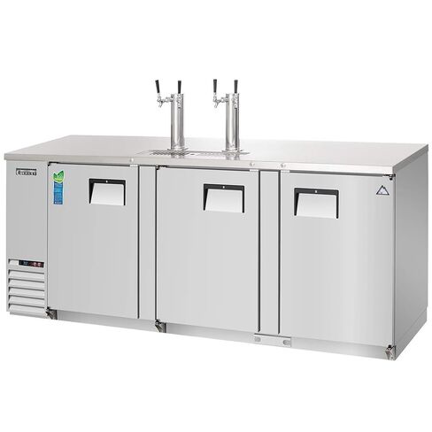 Everest EBD4-SS Draft Beer Dispenser 2 Tower 4 Taps, 115v, NSF - 32 cu. ft. in Kuwait