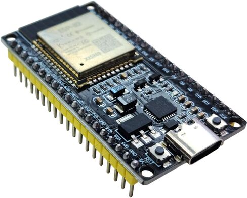 ESP32 Development Board 38 Pin Wide Version ESP-WROOM-32 with USB Type-C CP2102, Dual Core WiFi Bluetooth Microcontroller Compatible with Arduino IDE in Kuwait