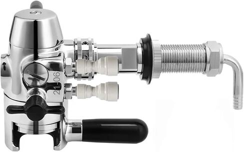 Quick Connect Foam-Free Beer Bottle Filler - Counter Pressure Dispenser for Homebrew, 304 Stainless Steel, Fast Filling 50-60 Bottles/Hour(C) in Kuwait