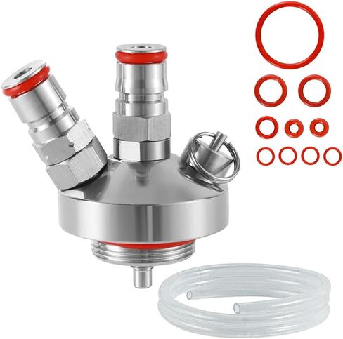 ELECQUEEN Mini Keg Spear - موزع صنبور من الفولاذ المقاوم للصدأ مع خرطوم سيليكون 30 سم لتقديم البيرة بشكل مثالي في الحفلات والتجمعات in Kuwait