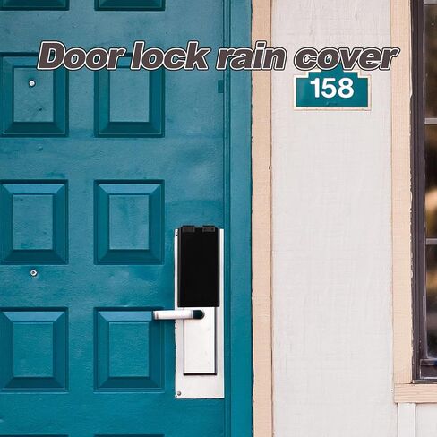 Outdoor Doorbell Rain Cover: Door Keypad Weather Protection, Fingerprint Access Control Cover, Compatible with Lock Keypad/Employee Time Clock in Kuwait
