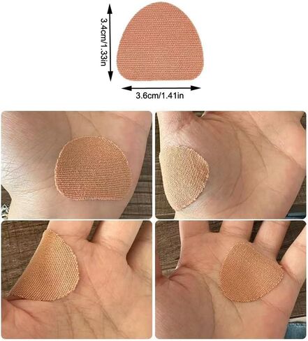 30 Pack Blister Bandages Waterproof Fabric Blister Prevention Tape Kinesiology Tape Precut Patch Strips Sticker for Hand Palm Feet Ankle Heels Boots Badminton Sports Gym Workout Hiking Chef in Saudi Arabia