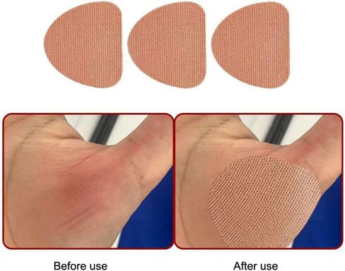30 Pack Blister Bandages Waterproof Fabric Blister Prevention Tape Kinesiology Tape Precut Patch Strips Sticker for Hand Palm Feet Ankle Heels Boots Badminton Sports Gym Workout Hiking Chef in Saudi Arabia