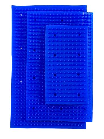 Silicone Mat for Sterilization Trays, Boxes, and Cassettes - Set of 3 - Multi Size Silicone Pads with Raised Fingers - for Dental Handpieces in Saudi Arabia
