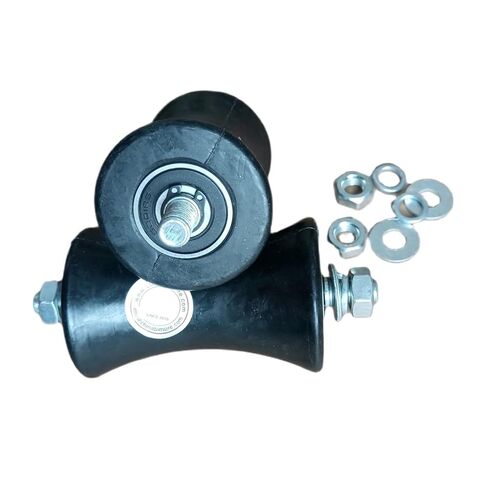 Elevator Compensation Anti sSake Device Rubber Roller Guide Wheel 55 * 88 * 6201 M10 Length 88mm Bearing 6201RS in Saudi Arabia