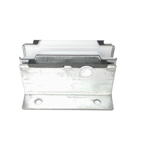 KM51000110V001 120 * 16 Elevator Sliding Guide Shoe T89 L=122mm Lift Spare Parts White Insert for 16mm Rail in Saudi Arabia